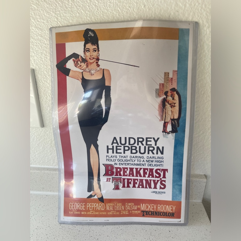 Vintage Breakfast at Tiffany's Audrey Hepburn Print - Picture 2 of 3